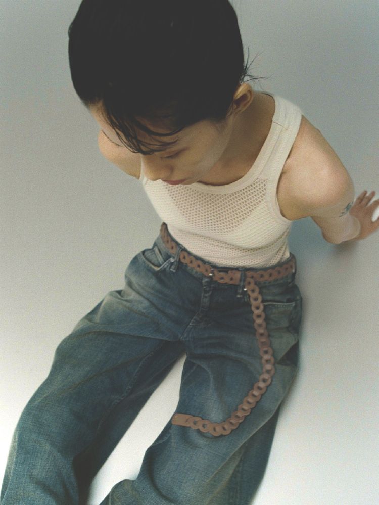 Llife LEATHER CHAIN BELT