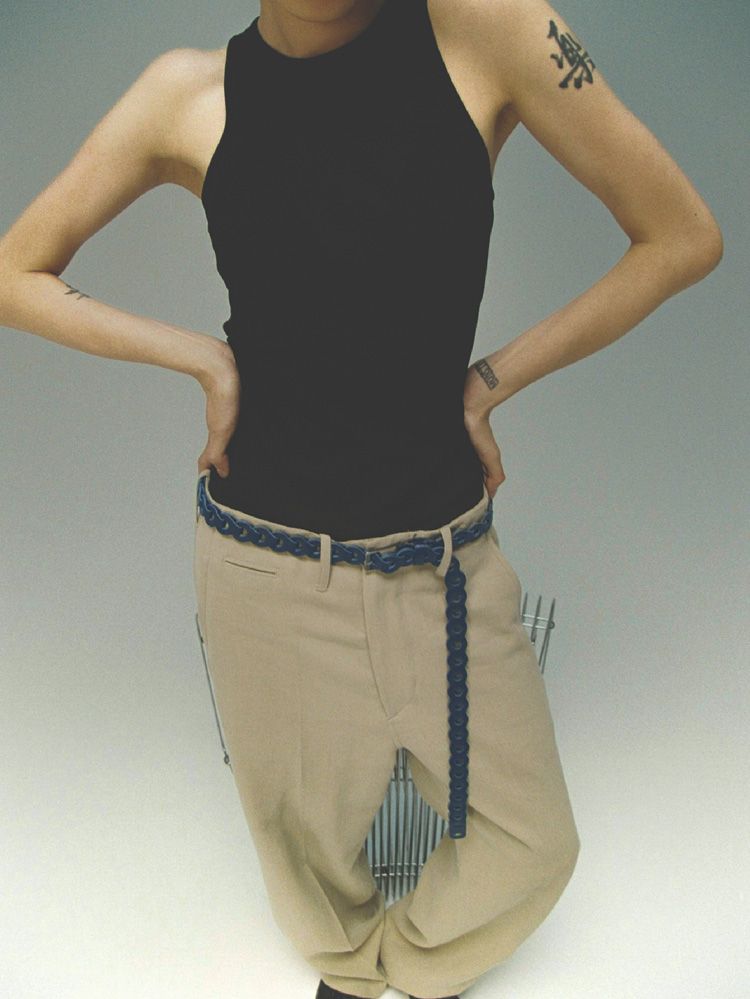 Llife LEATHER CHAIN BELT