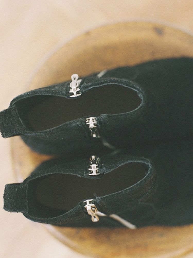 Llife SLIGHT SQUARE ZIP BOOTS