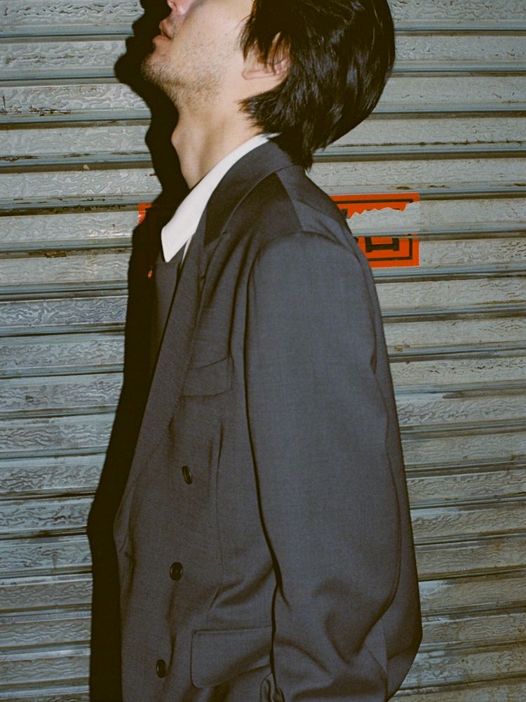 Llife DOBBY MESH TAILORED JACKET