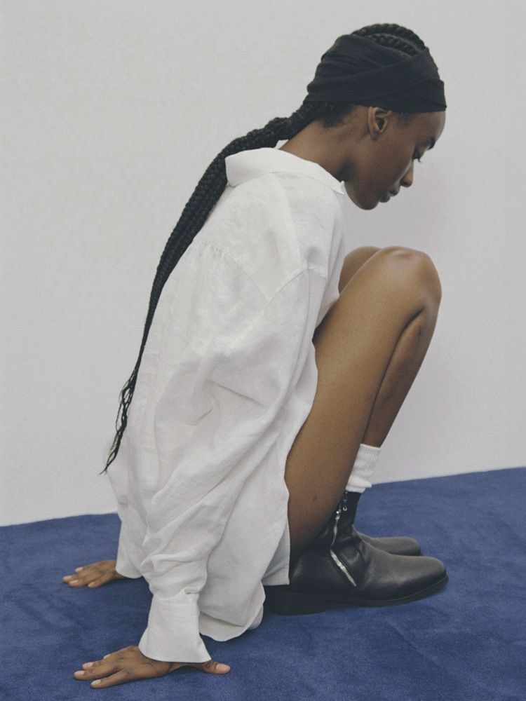 Llife SLIGHT SQUARE ZIP BOOTS