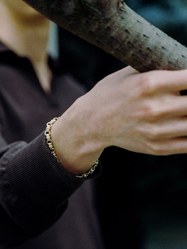 Llife  14KGP ANNEAUX BRACELET