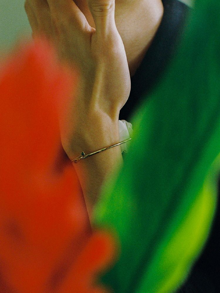 Llife 14KGP ONDULATION BANGLE