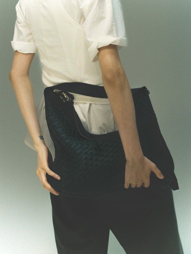 Llife COW LEATHER MESH BAG