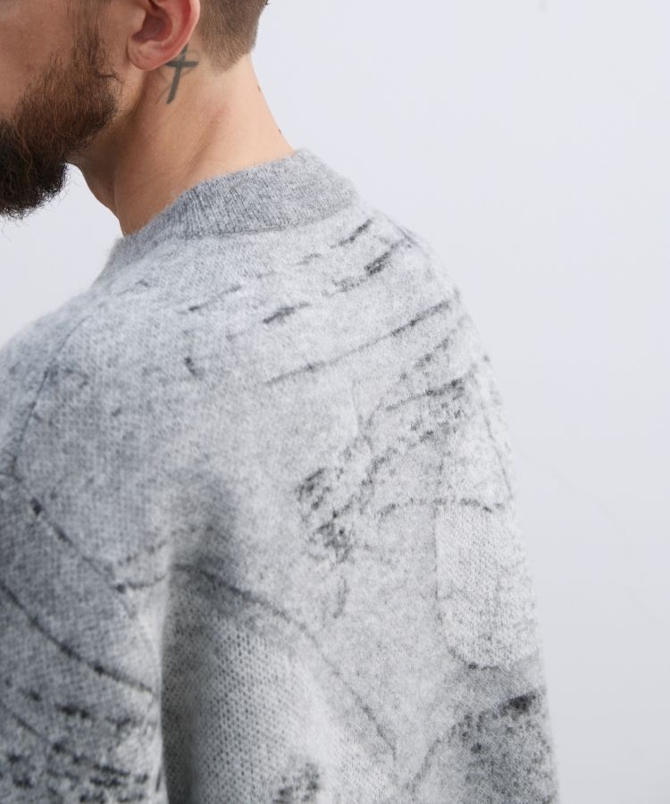 LIDNM リドム LINDA VACHON JACQUARD KNIT 正規通販 人気大割引 LINDA VACHON L KNIT JACQUARD ニット/セーター