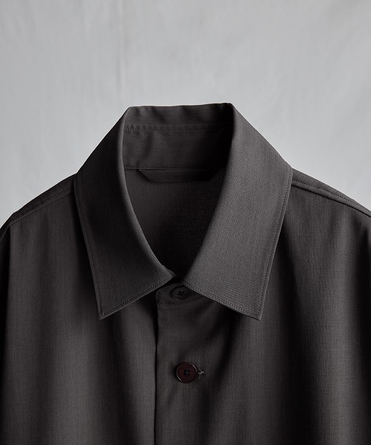 ー品販売 LIDMN リドム CUPRO チャコール JK SHIRT RATINE - カバーオール