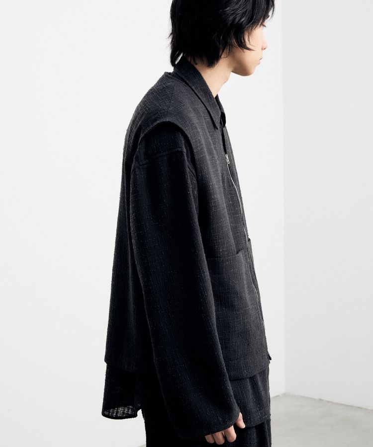 LIDNM(リドム) ONLINE STORE / LIGHT TWEED LINING VEST