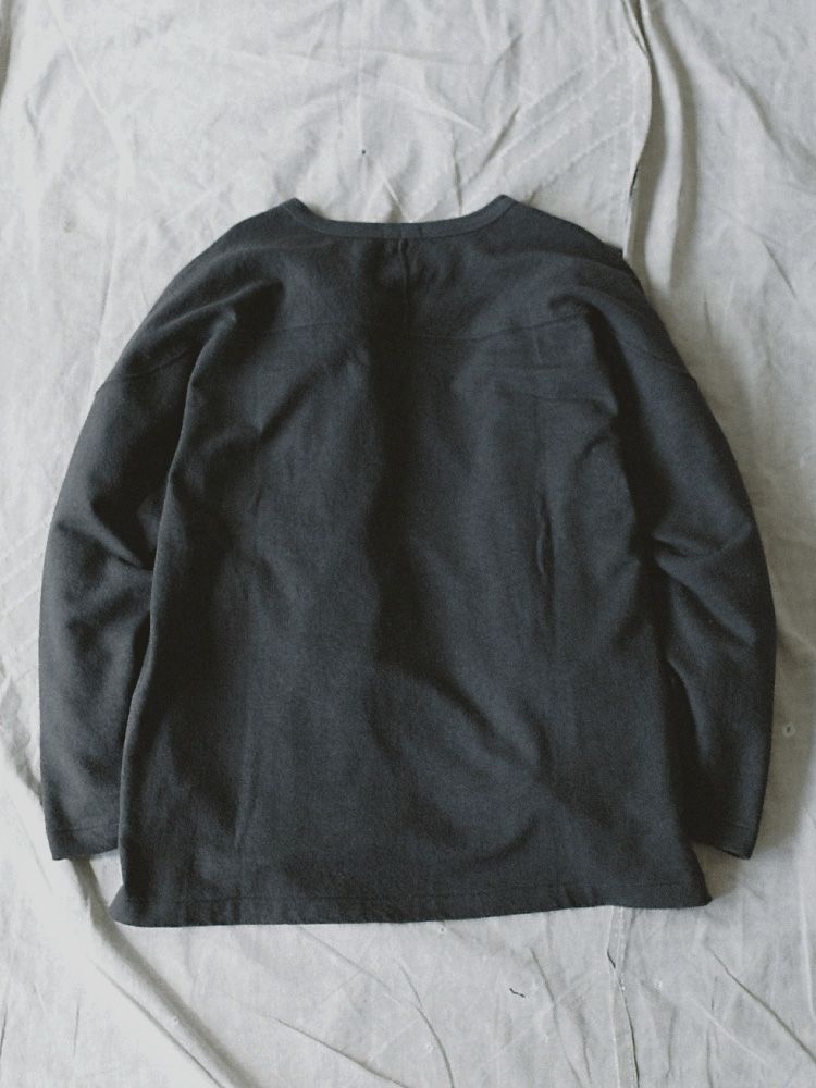 LINEN FOOTBALL L/S TEE-