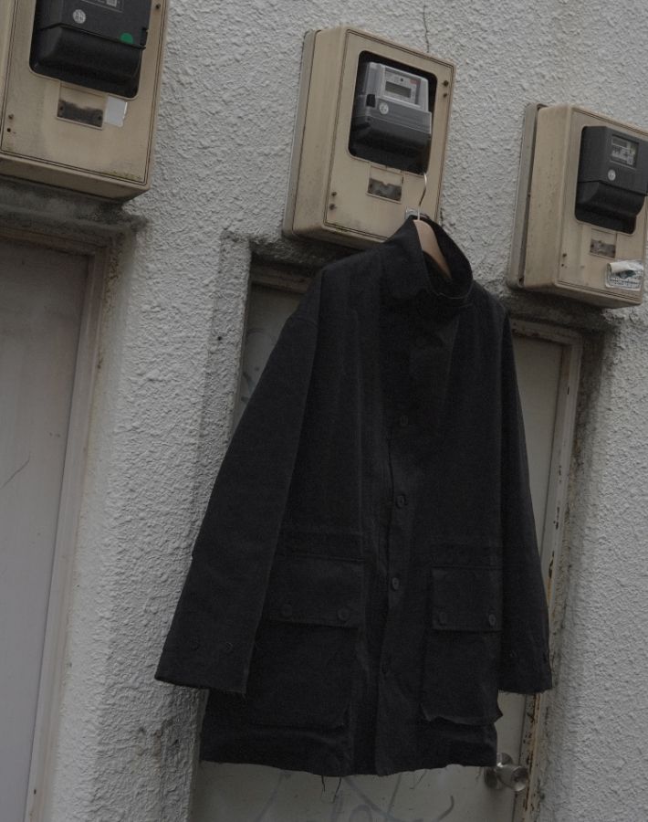 LIDNM】OLMETEX MOLESKIN CUT OFF COAT LIDNM OLMETEX MOLESKIN CUT OFF COAT-通販サイト通販