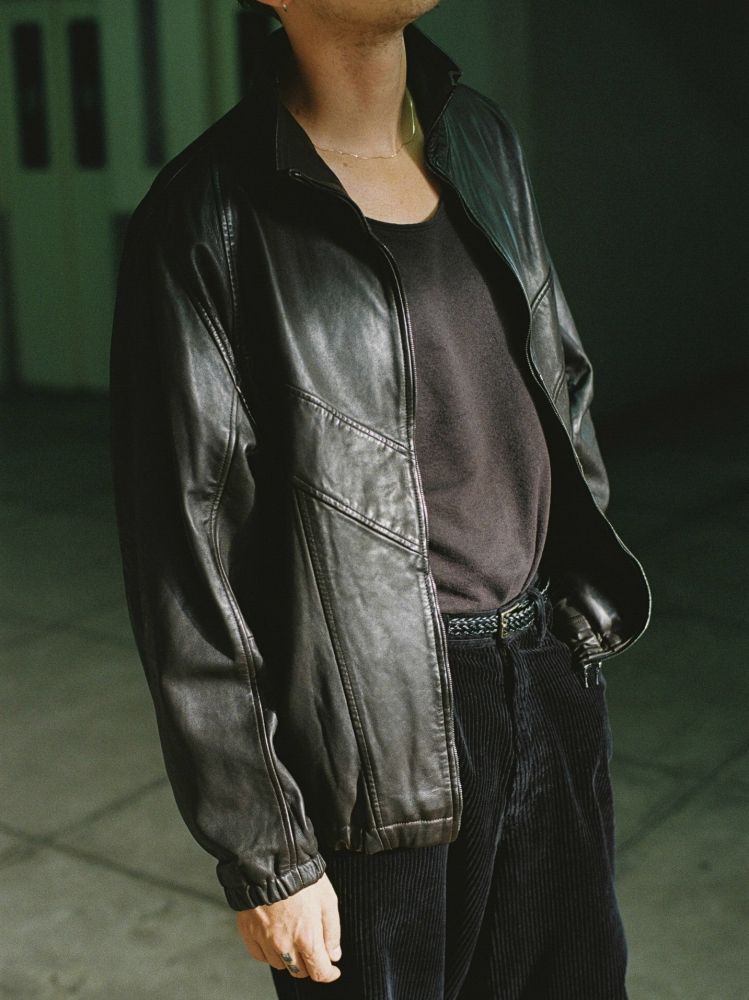 FADED SHEEP SKIN TRACK JACKET