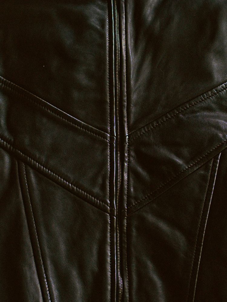 FADED SHEEP SKIN TRACK JACKET