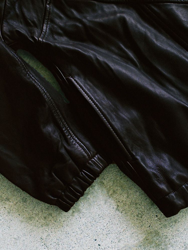 FADED SHEEP SKIN TRACK JACKET