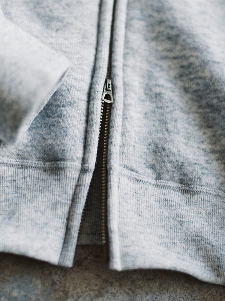 WOOL CASHMERE ZIP HOODIE