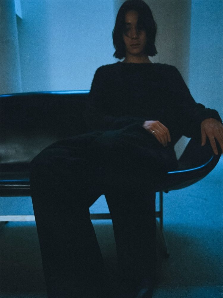 SILK LINEN SUCKER FATIGUE PANTS