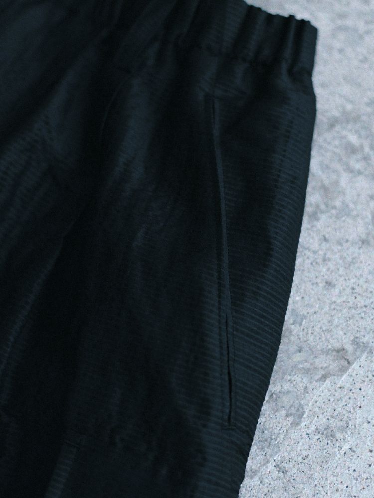 SILK LINEN SUCKER FATIGUE PANTS