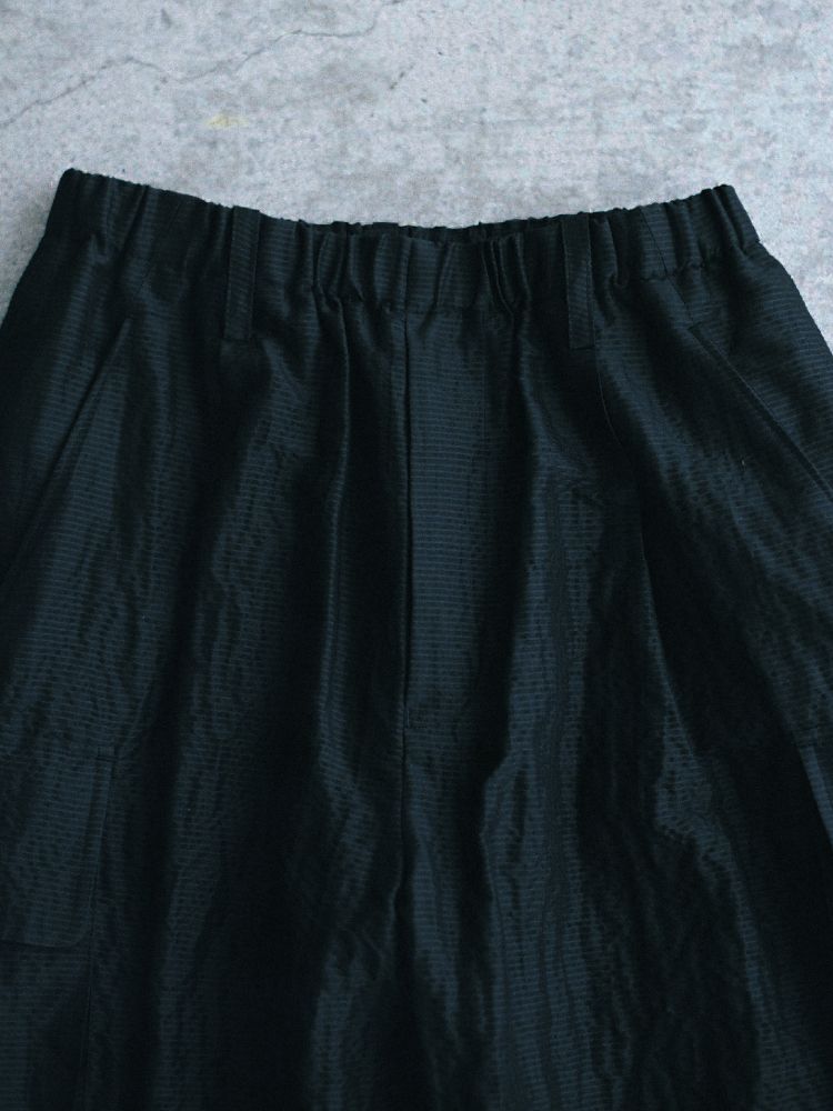 SILK LINEN SUCKER FATIGUE PANTS