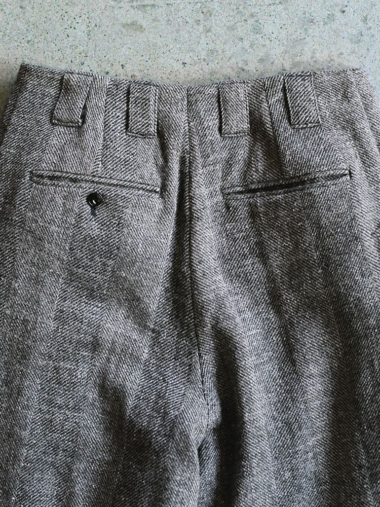 WOOL LINEN OXFORD BAGS