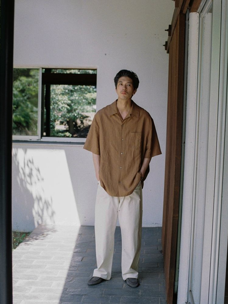 トップス LIDNM LINEN WASHER HUGE SHIRT LIDNM / Llife ONLINE STORE / LINEN WASHER HUGE SHIRT