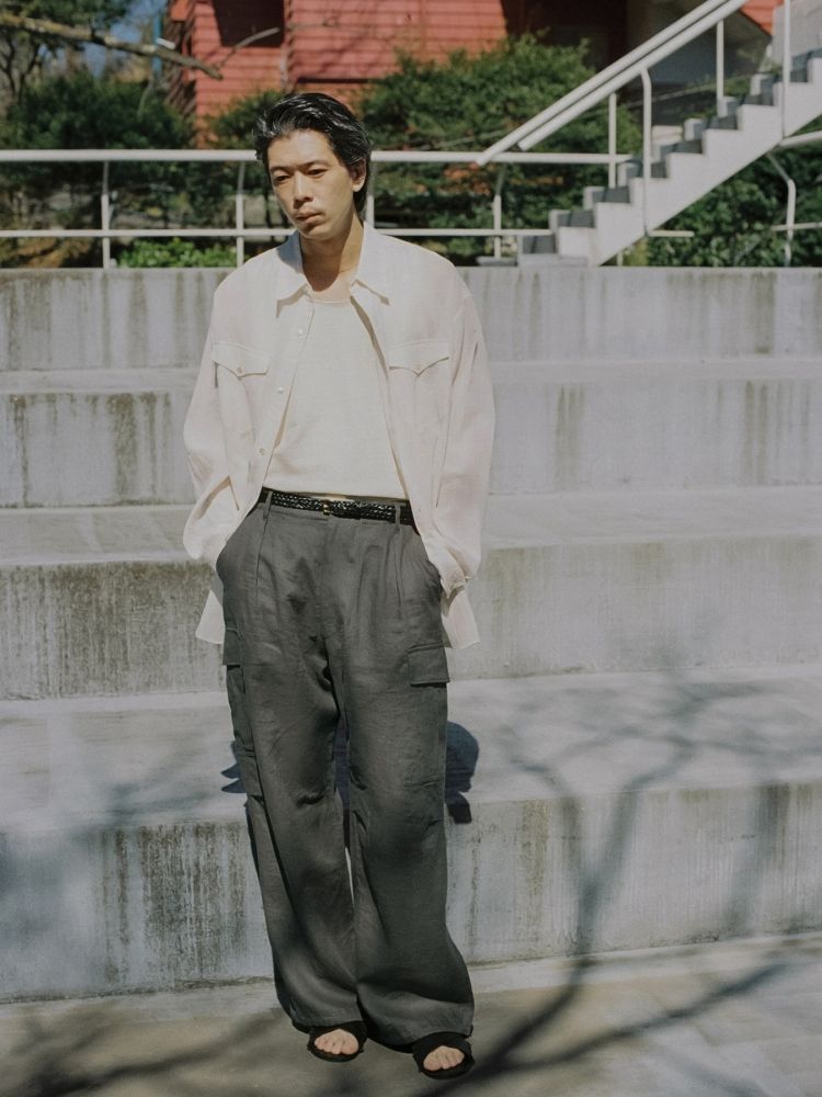 LIDNM / Llife ONLINE STORE / LINEN CHINTZ BDU PANTS