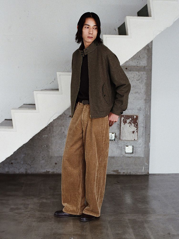 LIDNM / Llife ONLINE STORE / Alpaca Tweed Harrington Jacket