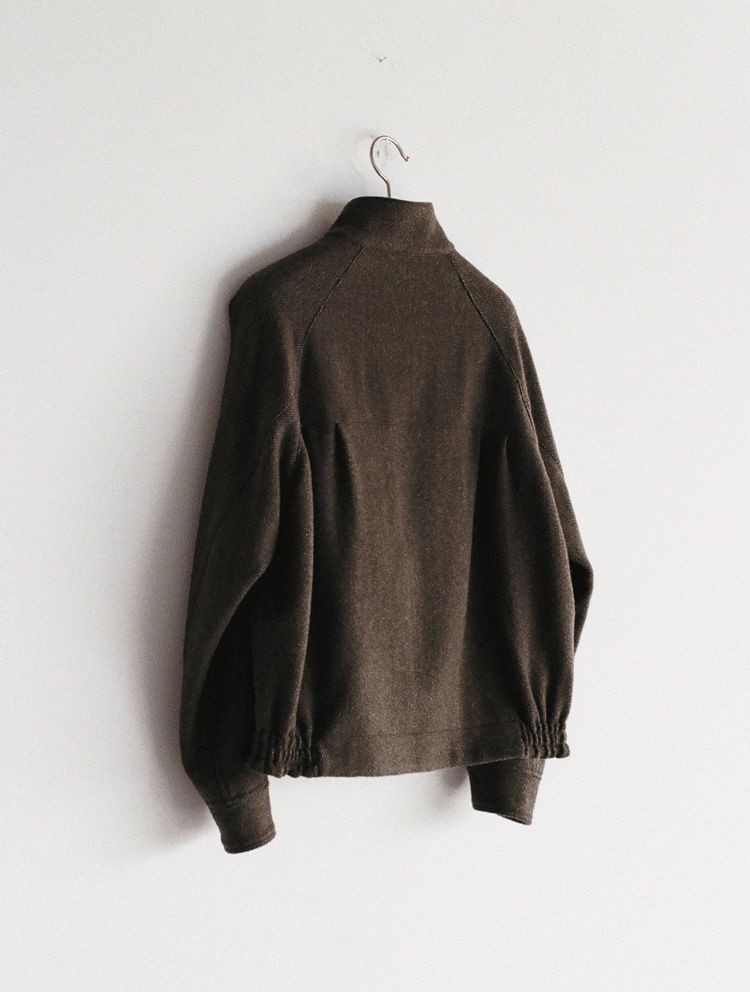 LIDNM / Llife ONLINE STORE / Alpaca Tweed Harrington Jacket