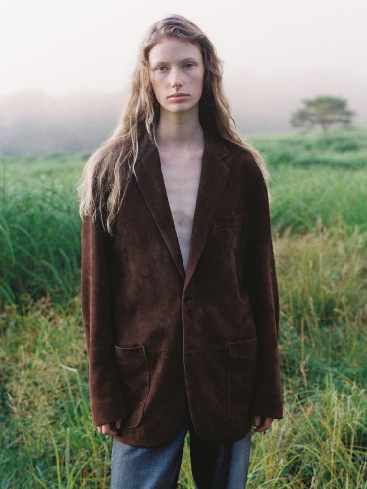 LIDNM Goat Suede Tailored Jacket Ｍサイズ LIDNM / Llife ONLINE STORE / Goat Suede Tailored Jacket