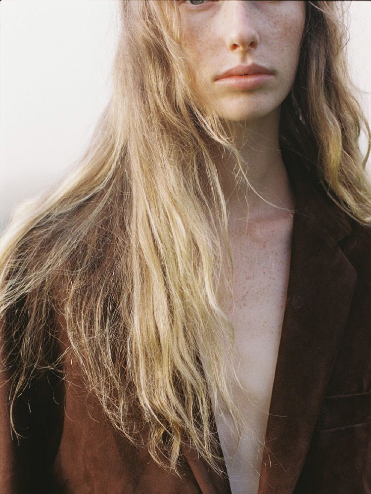 Goat Suede Tailored Jacket