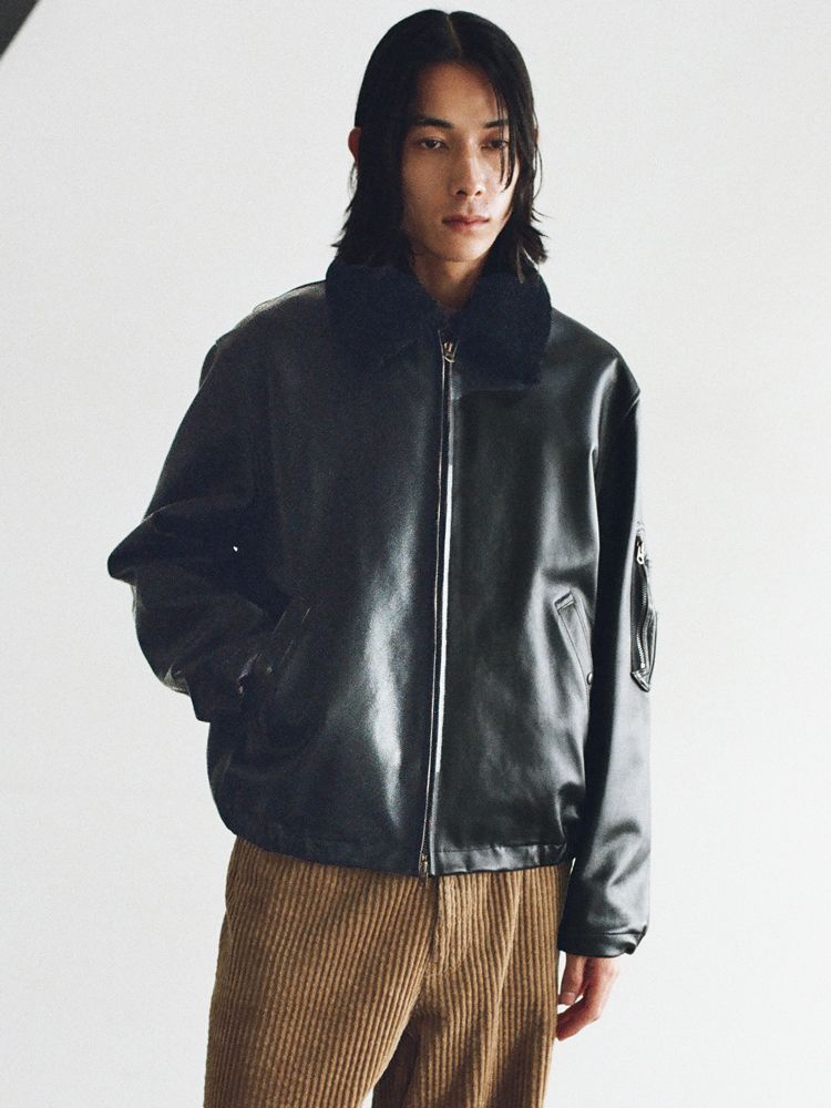 ジャケット・アウター Lidnm French Pilot Leather Jacket LIDNM / Llife ONLINE STORE / French Pilot Leather Jacket