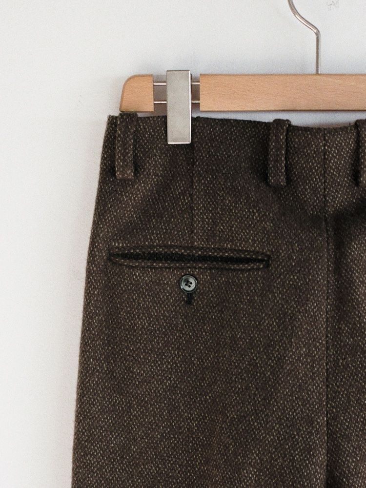 【LIDNM】 ALPACA SILK TWEED TROUSERS LIDNM / Llife ONLINE STORE / ALPACA SILK TWEED TROUSERS