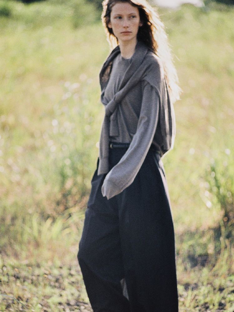 パンツ LIDNM Wool Chalk Stripe Slacks LIDNM / Llife ONLINE STORE / Wool Chalk Stripe Slacks