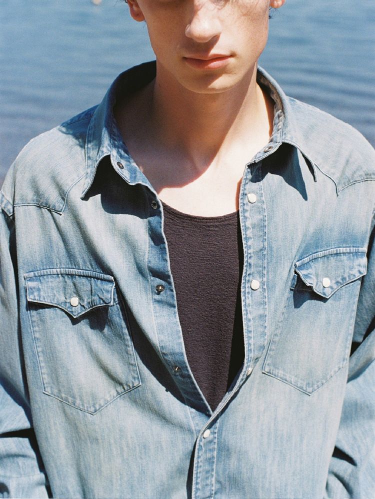 LIDNM / Llife ONLINE STORE / Denim Western Shirt