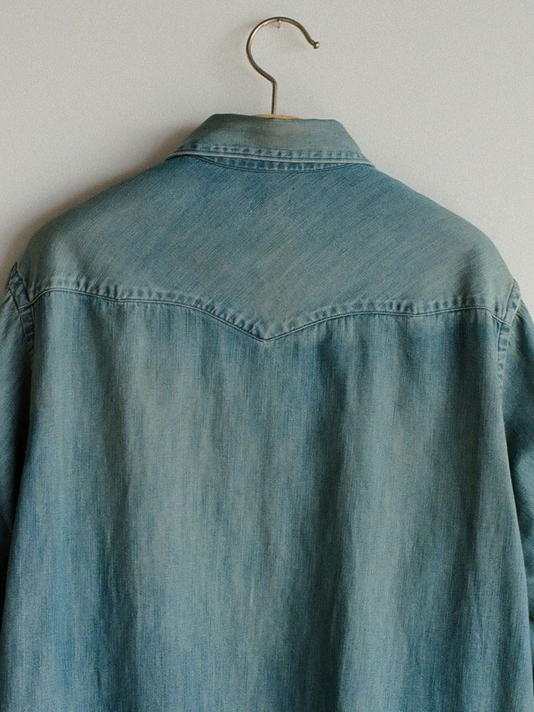 Mサイズ　LIDNM Denim Western Shirt LIDNM / Llife ONLINE STORE / Denim Western Shirt