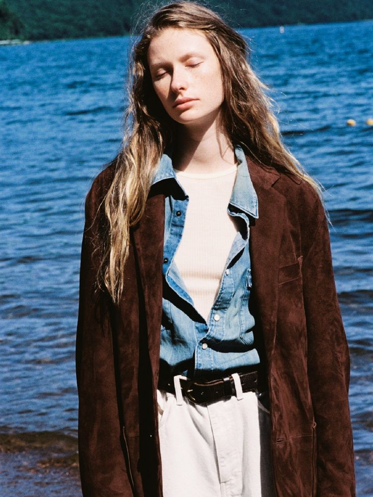 Mサイズ　LIDNM Denim Western Shirt LIDNM / Llife ONLINE STORE / Denim Western Shirt