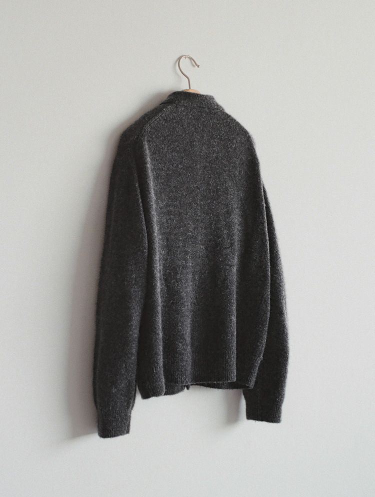 トップス alpaca knit shirt cardigan lidnm LIDNM / Llife ONLINE STORE / Alpaca Knit Shirt Cardigan