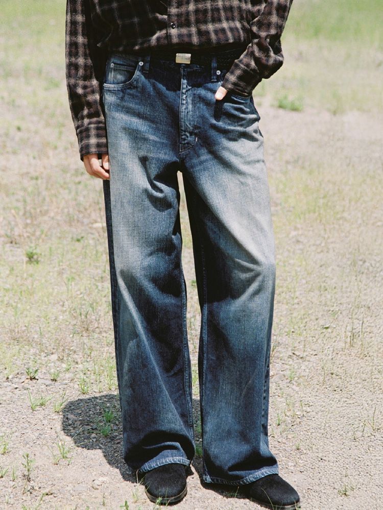 LIDNM / Llife ONLINE STORE / Heritage Slub Denim Pants