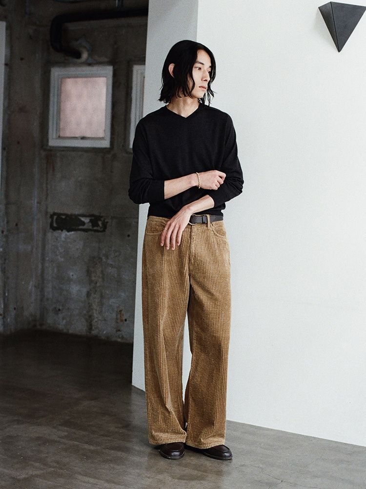 Wide Ridge Washed Corduroy