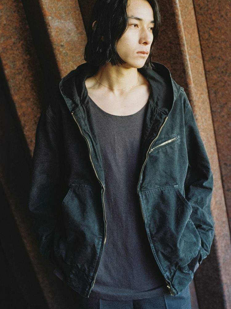 CRACK WASHED ACTIVE JACKET