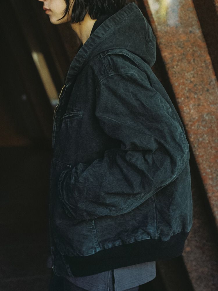 CRACK WASHED ACTIVE JACKET