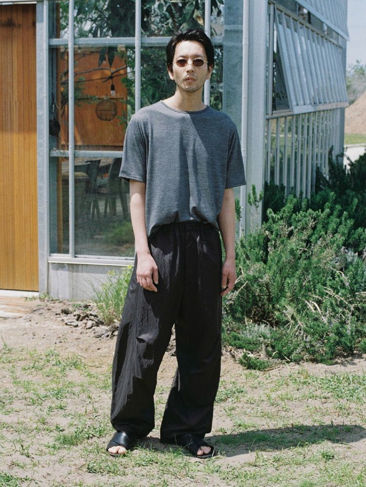 【LIDNM】MERINO WOOL BOX TEE BL LIDNM / Llife ONLINE STORE / MERINO WOOL BOX TEE