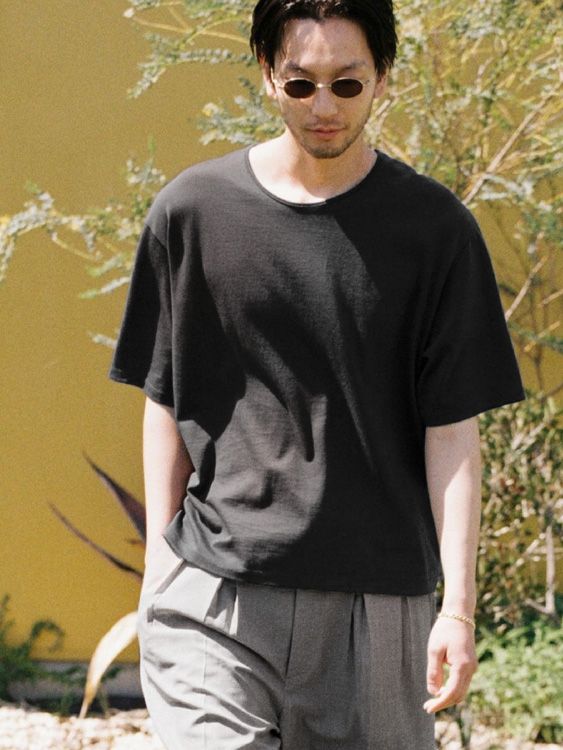 トップス Lidnm Lidnm AGED PIMA DRIFT TEE M LIDNM / Llife ONLINE STORE / AGED PIMA DRIFT TEE