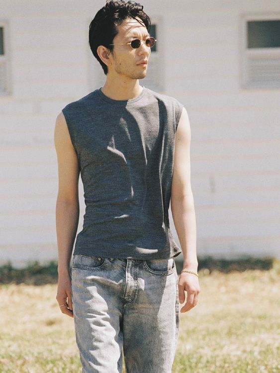 MERINO WOOL SLEEVELESS TEE / 商品詳細ページ / LIDNM / Llife ONLINE