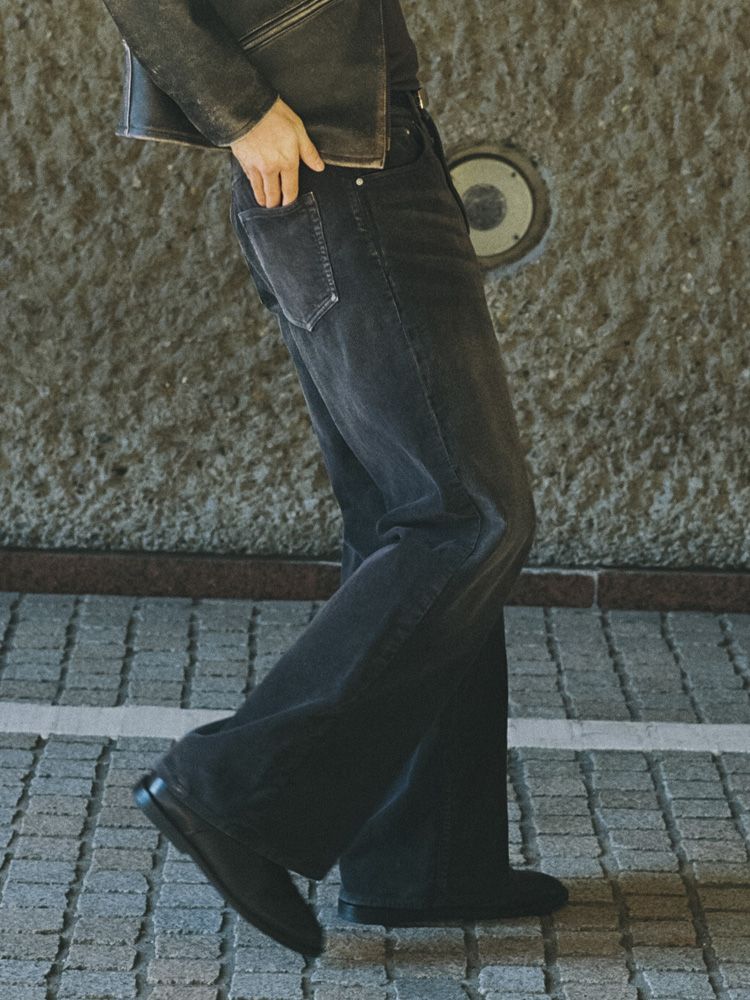 SUNBURN AGED CORDUROY PANTS