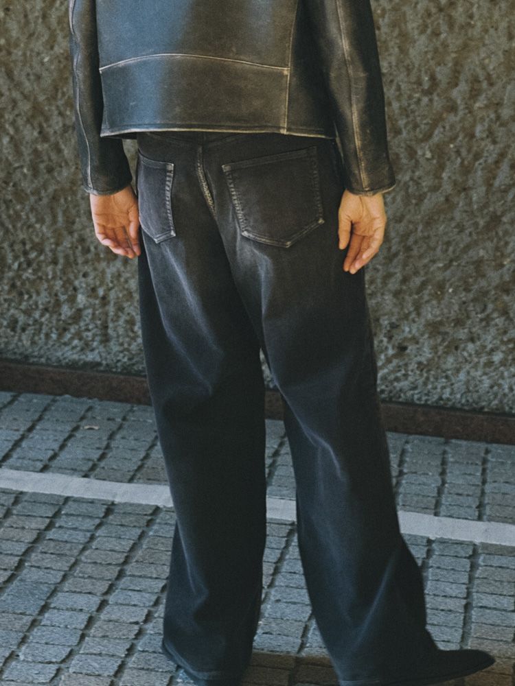 SUNBURN AGED CORDUROY PANTS