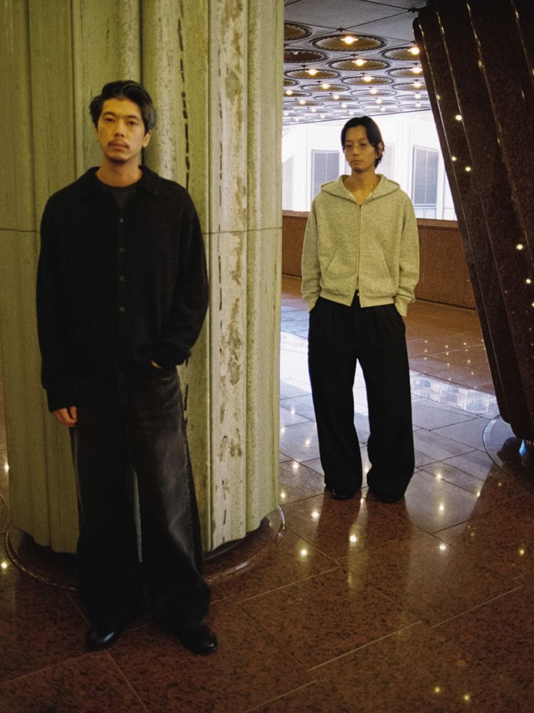 SUNBURN AGED CORDUROY PANTS