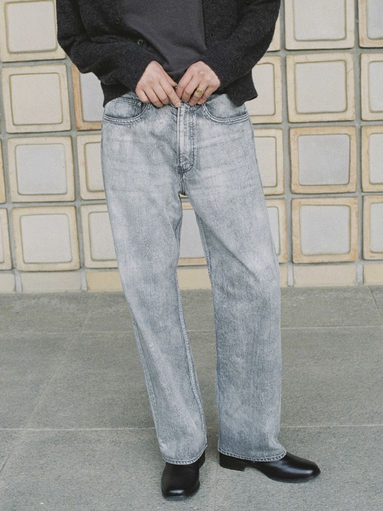FADED HERITAGE DENIM PANTS