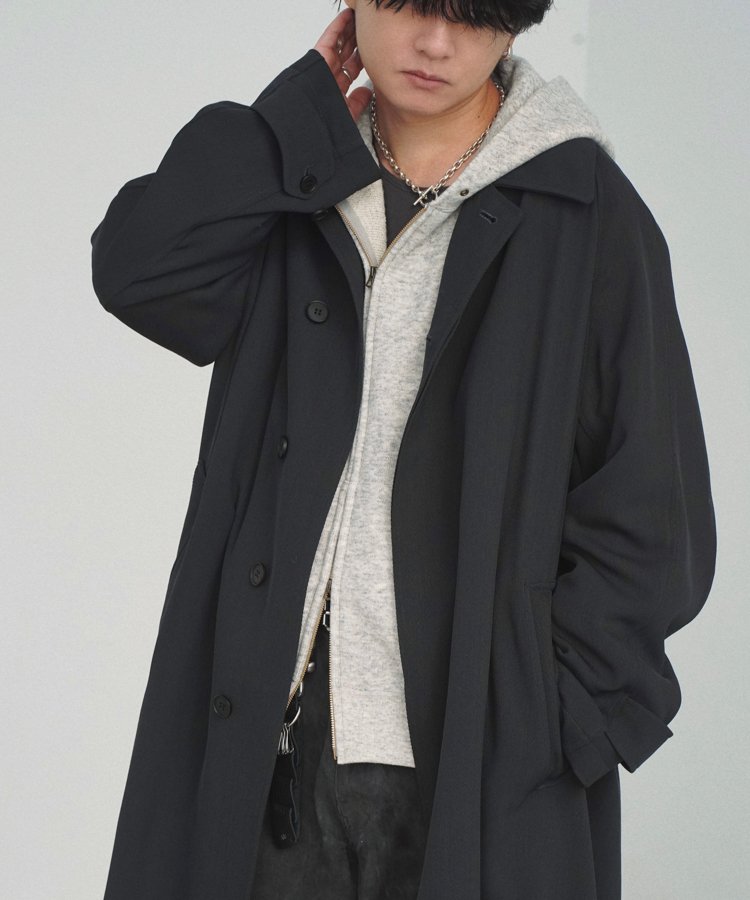 Sサイズ　T/W KERSEY BALMACAAN COAT T/W KERSEY BALMACAAN COAT / 商品詳細ページ / LIDNM / Llife ONLINE