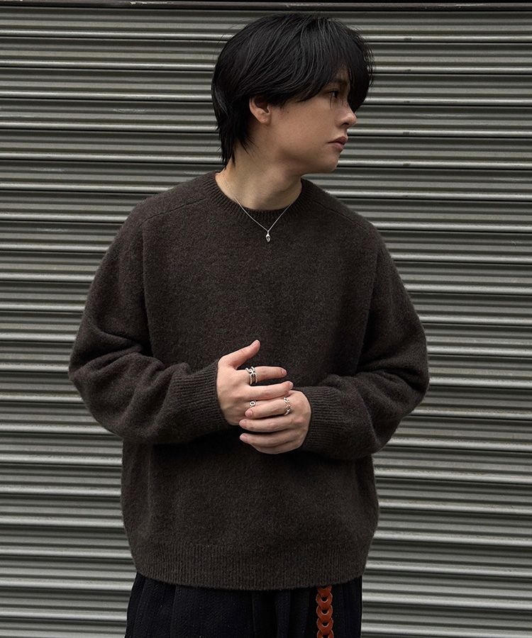 トップス lidnm Yak Brushed Knit M Yak Brushed Knit / 商品詳細ページ / LIDNM / Llife ONLINE STORE（リ