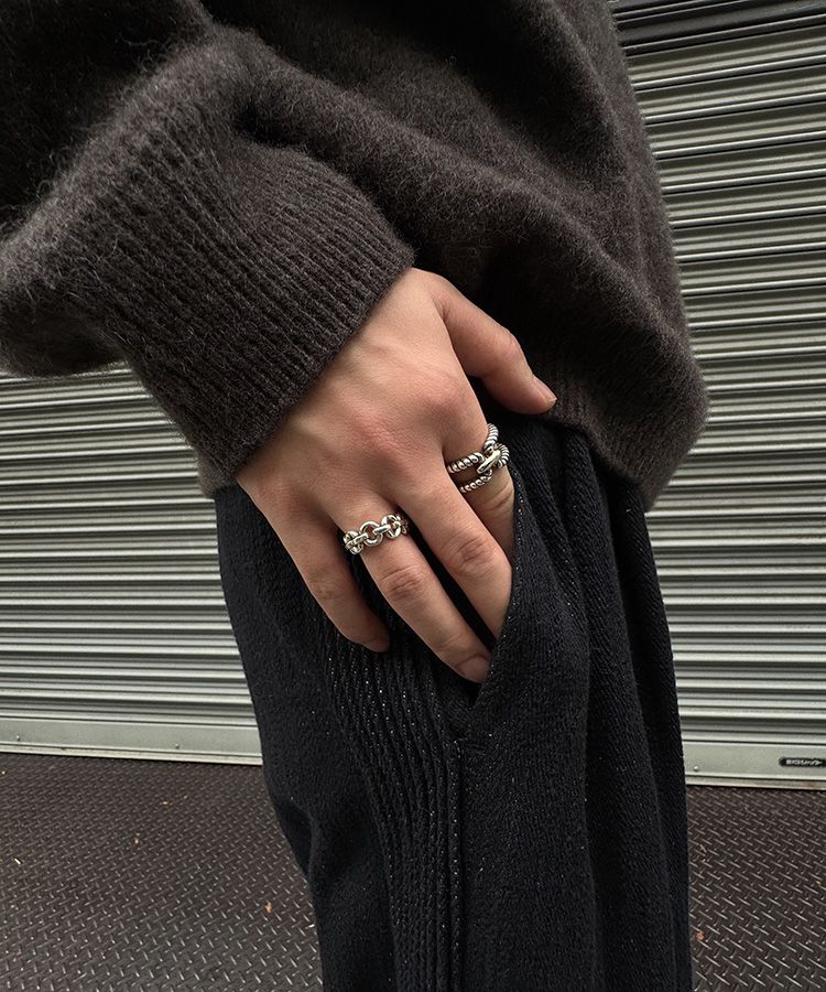 18号　Llife RIPPLE CHAIN RING Llife RIPPLE CHAIN RING / 商品詳細ページ / LIDNM / Llife ONLINE