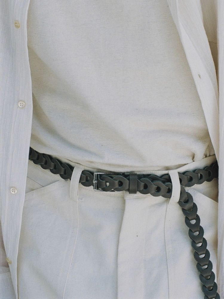 Llife LEATHER CHAIN BELT