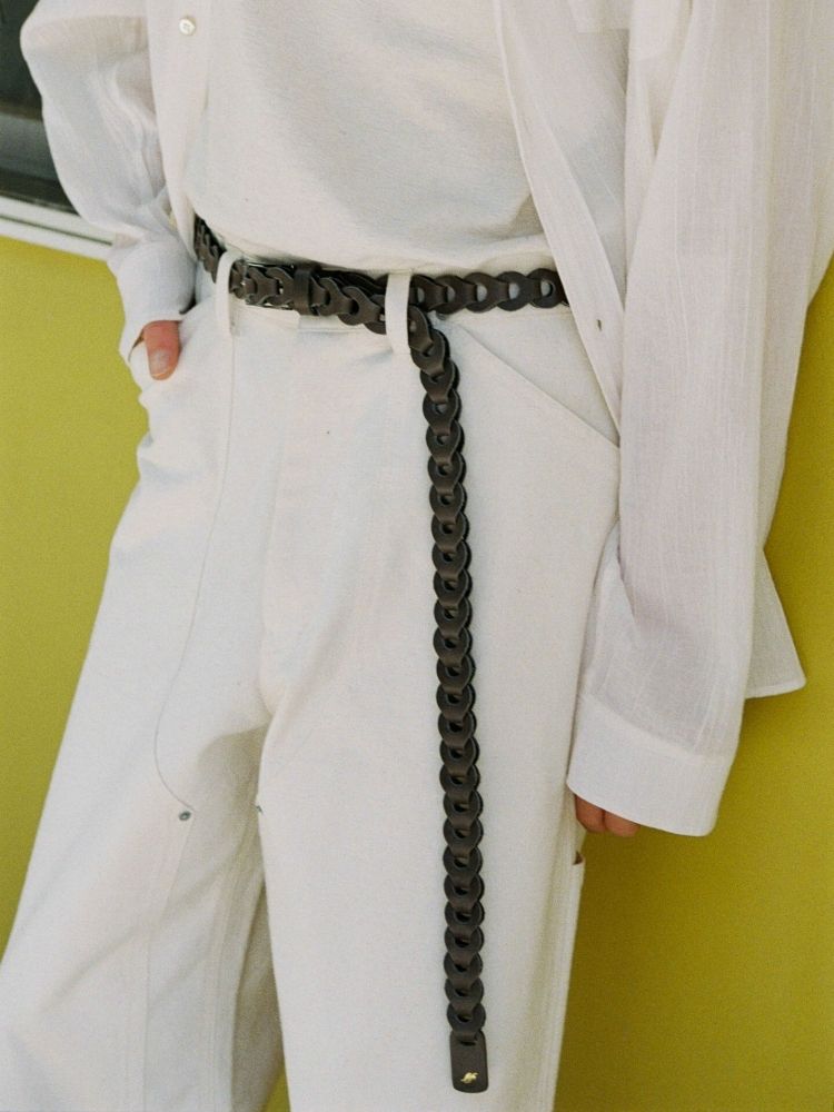 Llife LEATHER CHAIN BELT